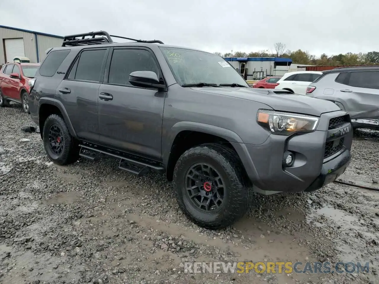 4 fotografías del automóvil dañado JTELU5JRXM5953590 TOYOTA 4RUNNER 2021