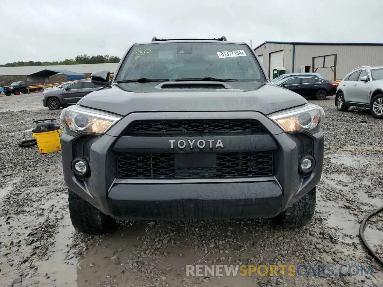 5 fotografías del automóvil dañado JTELU5JRXM5953590 TOYOTA 4RUNNER 2021
