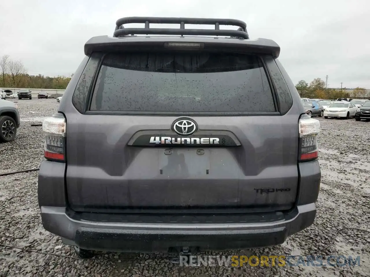 6 fotografías del automóvil dañado JTELU5JRXM5953590 TOYOTA 4RUNNER 2021