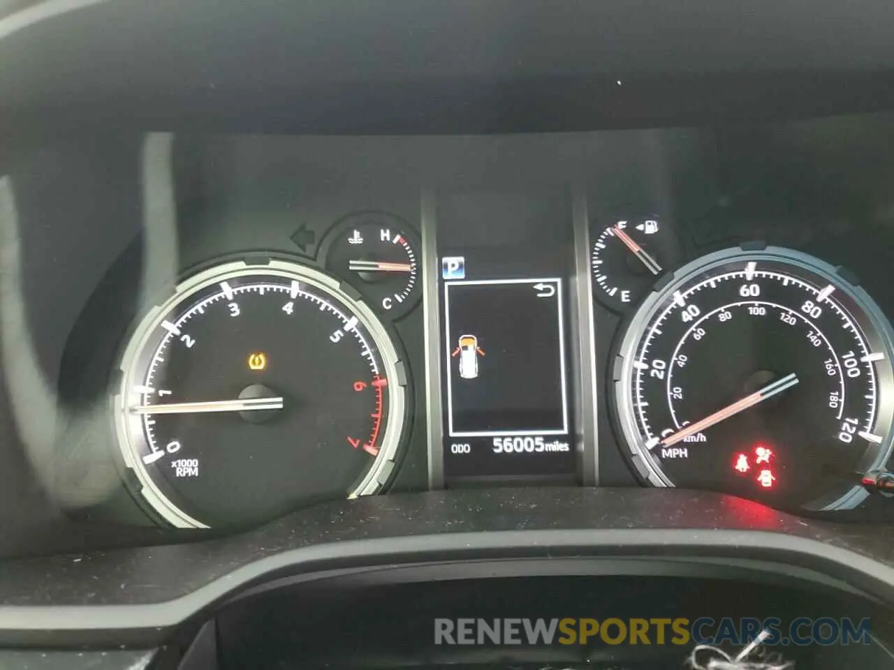 9 fotografías del automóvil dañado JTELU5JRXM5953590 TOYOTA 4RUNNER 2021