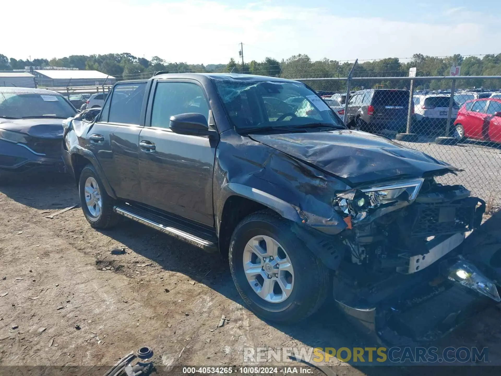 1 fotografías del automóvil dañado JTEMU5JR0M5874062 TOYOTA 4RUNNER 2021