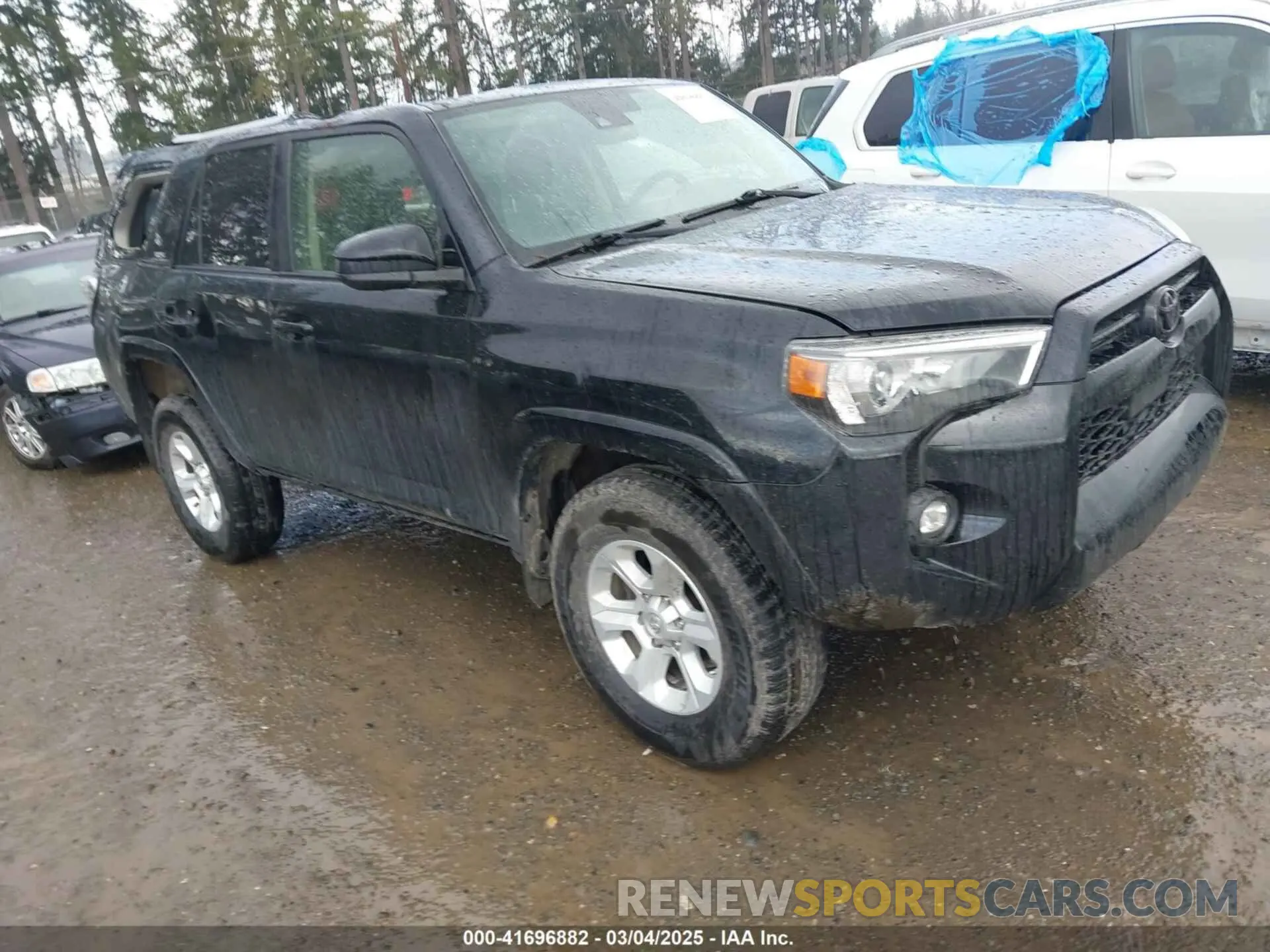 1 fotografías del automóvil dañado JTEMU5JR0M5907013 TOYOTA 4RUNNER 2021