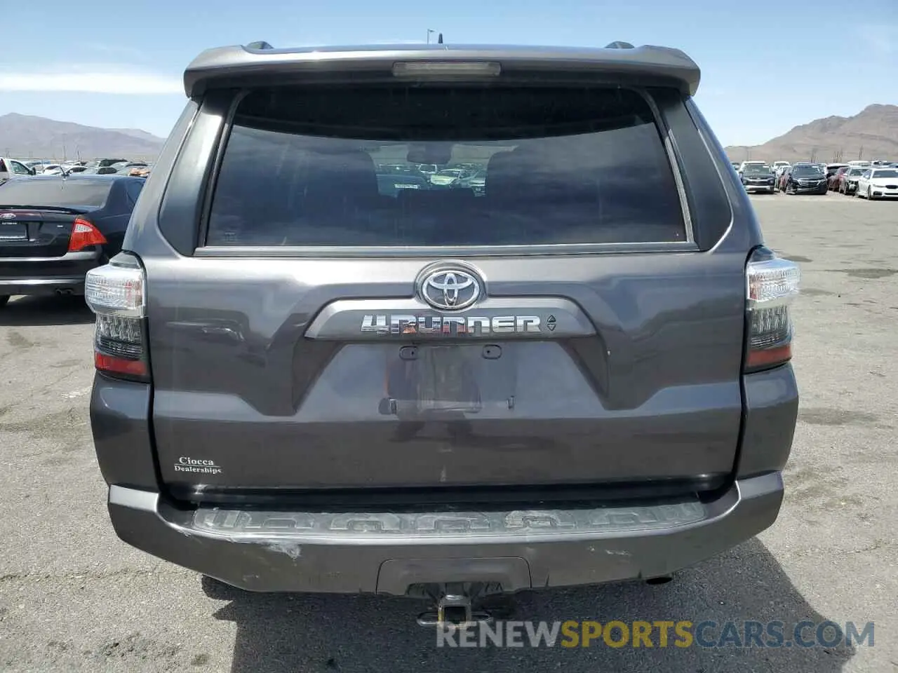 6 fotografías del automóvil dañado JTEMU5JR0M5962609 TOYOTA 4RUNNER 2021