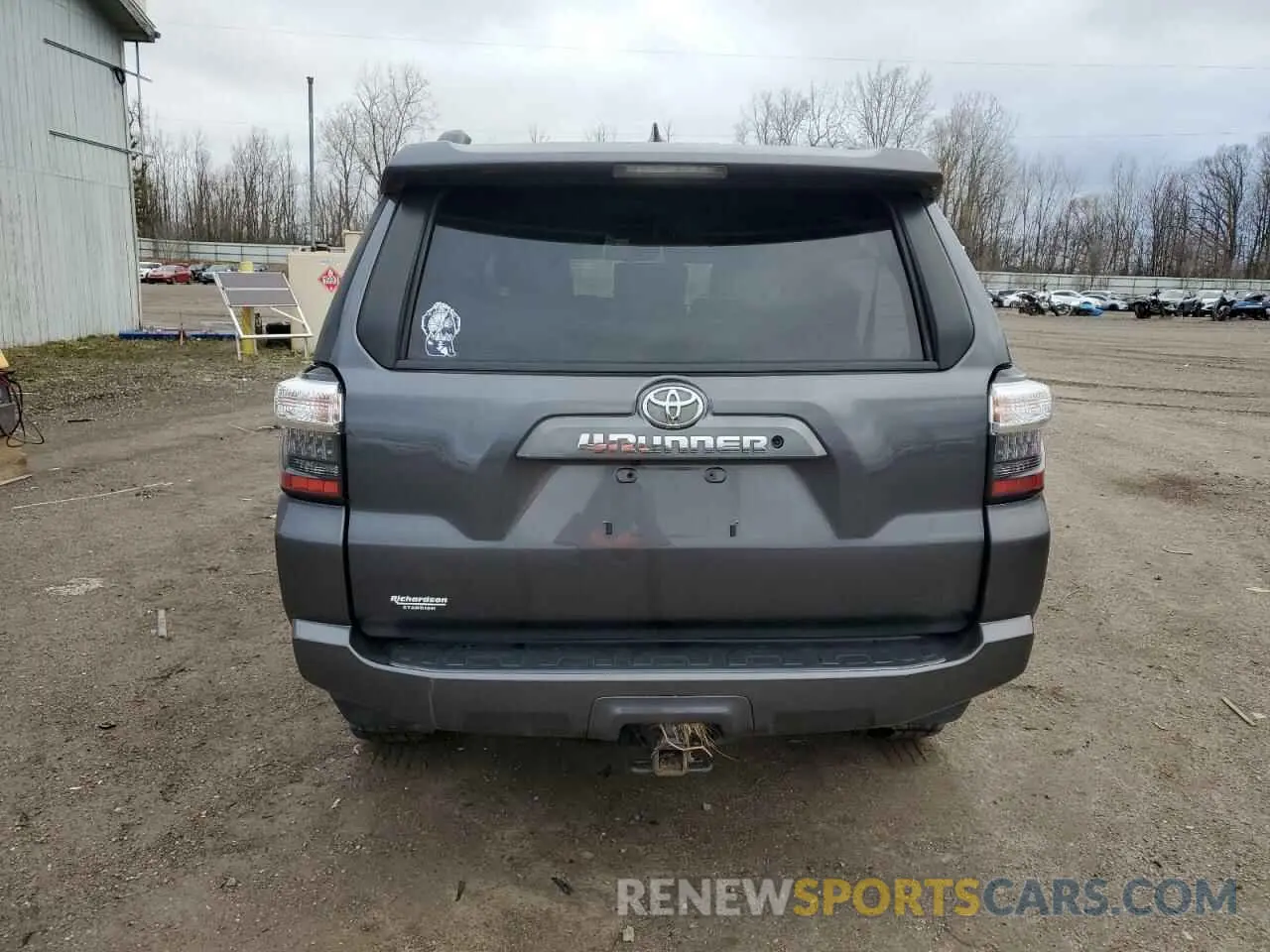 6 fotografías del automóvil dañado JTEMU5JR3M5840827 TOYOTA 4RUNNER 2021