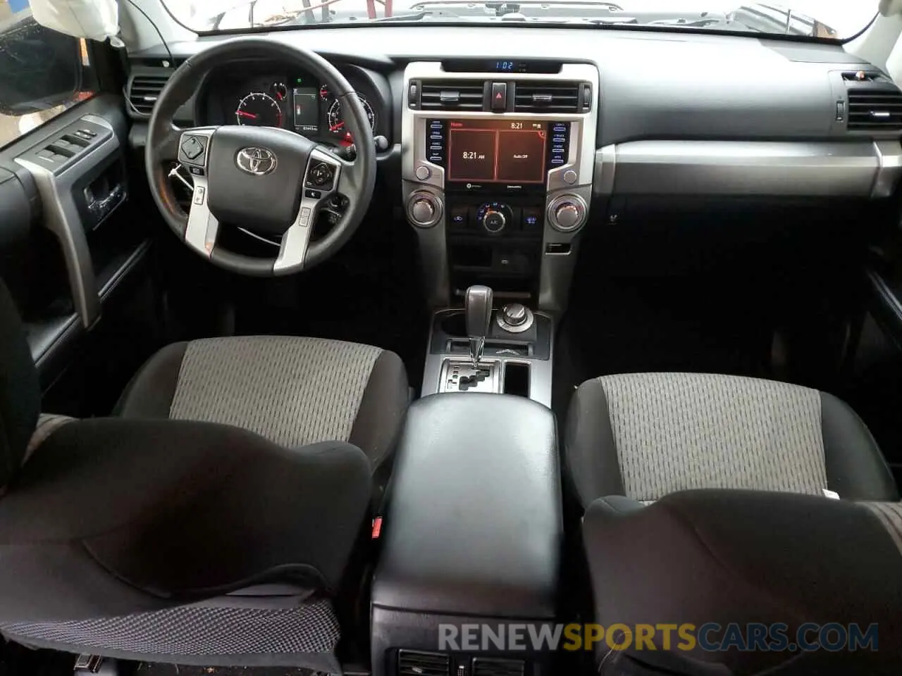 8 fotografías del automóvil dañado JTEMU5JR3M5840827 TOYOTA 4RUNNER 2021
