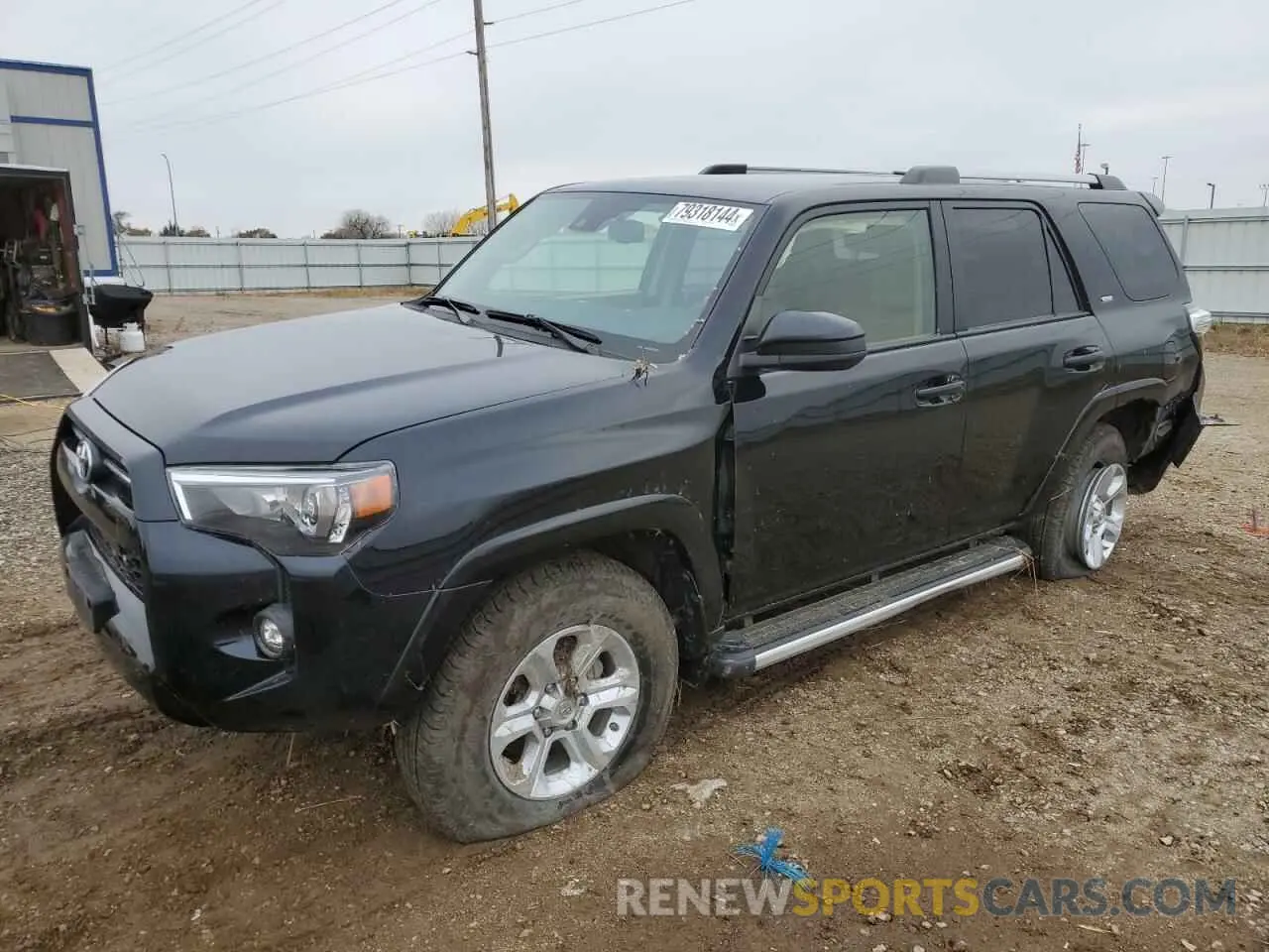 1 fotografías del automóvil dañado JTEMU5JR3M5881538 TOYOTA 4RUNNER 2021