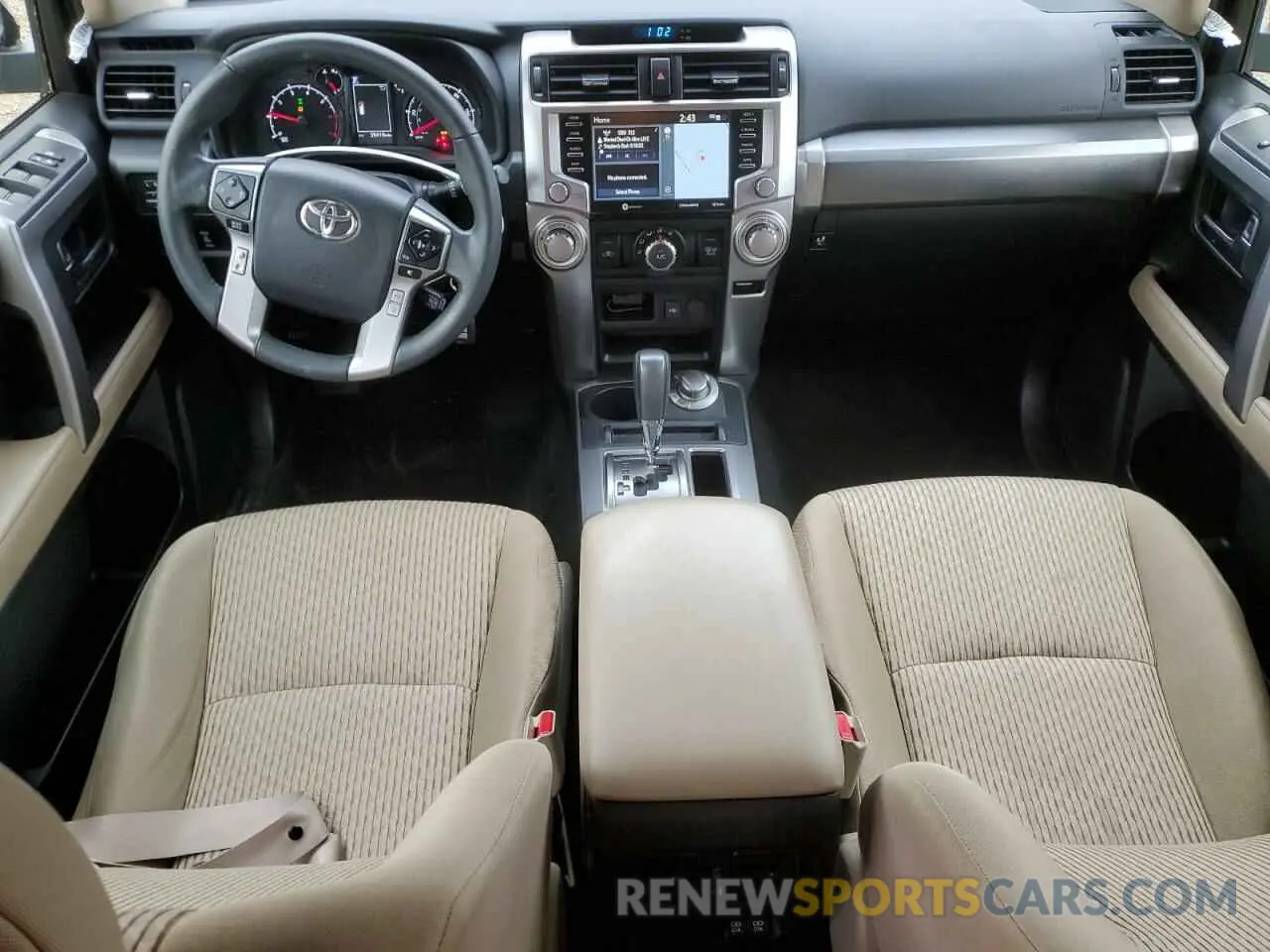 8 fotografías del automóvil dañado JTEMU5JR3M5881538 TOYOTA 4RUNNER 2021