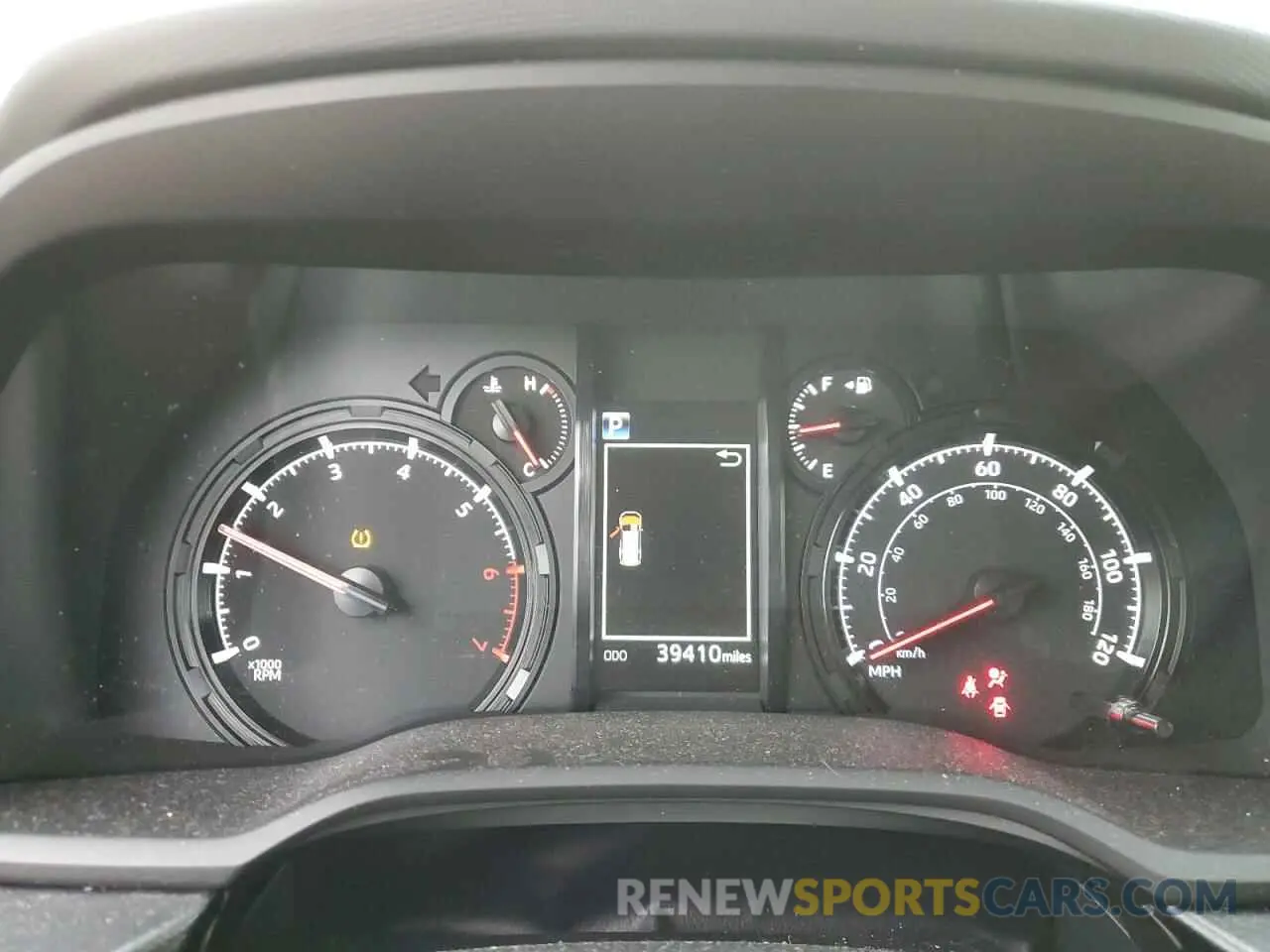 9 fotografías del automóvil dañado JTEMU5JR3M5881538 TOYOTA 4RUNNER 2021