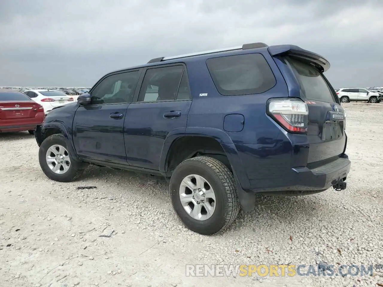 2 fotografías del automóvil dañado JTEMU5JR4M5917821 TOYOTA 4RUNNER 2021