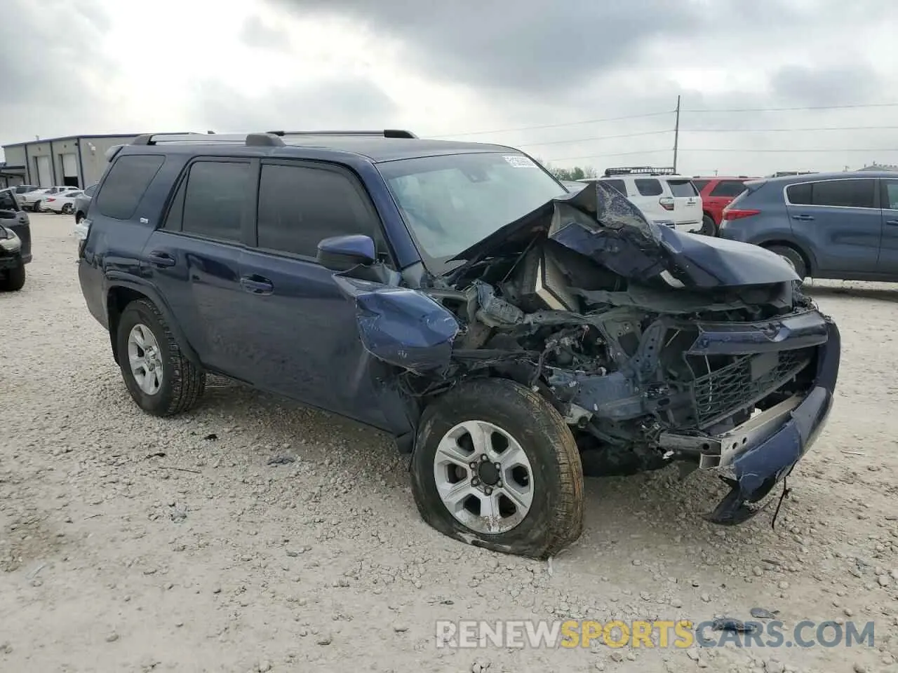 4 fotografías del automóvil dañado JTEMU5JR4M5917821 TOYOTA 4RUNNER 2021