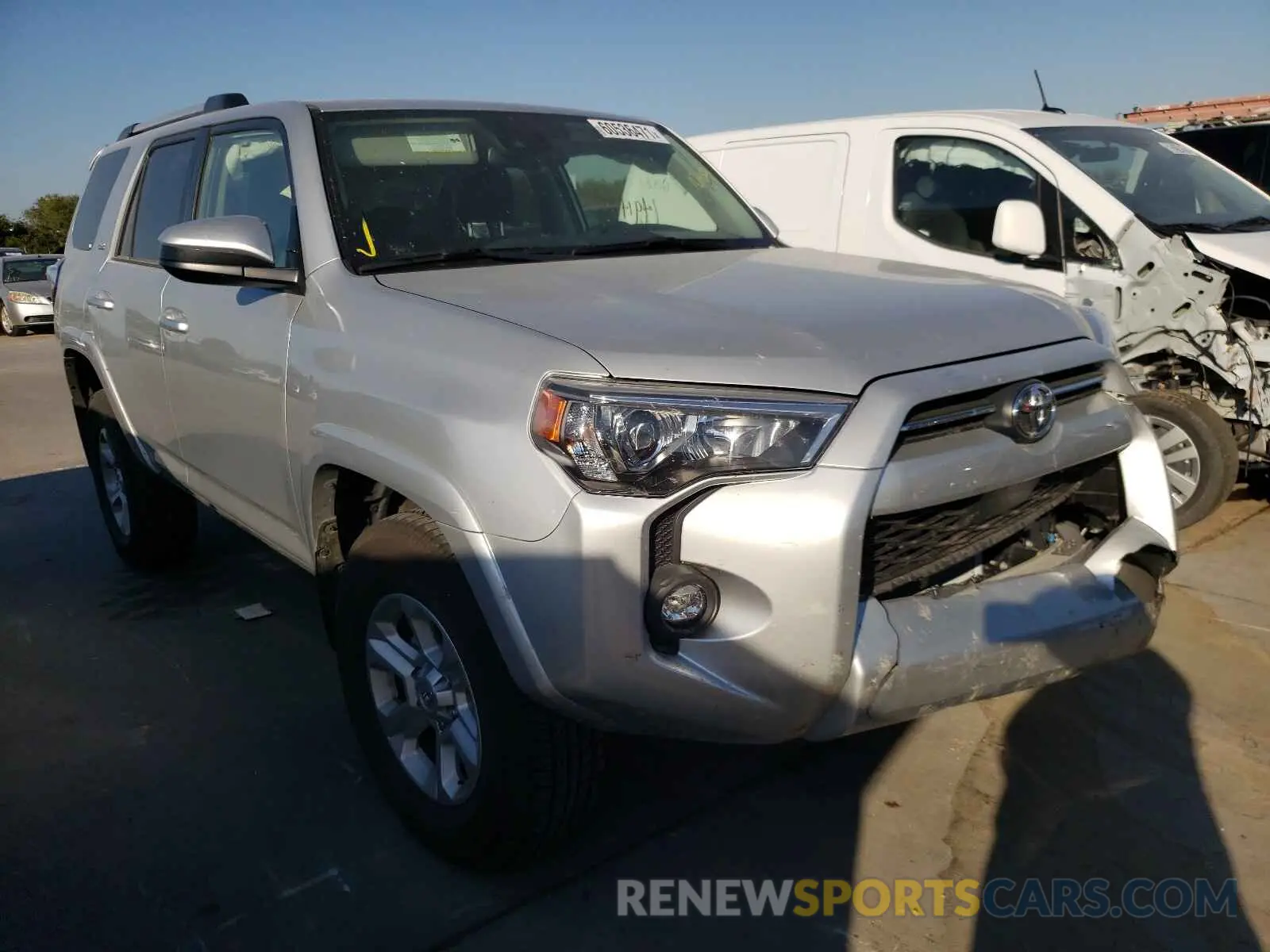 1 fotografías del automóvil dañado JTEMU5JR4M5928995 TOYOTA 4RUNNER 2021