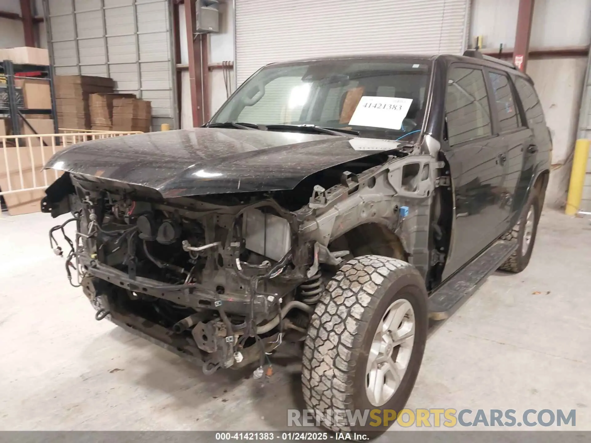 6 fotografías del automóvil dañado JTEMU5JR4M5939432 TOYOTA 4RUNNER 2021
