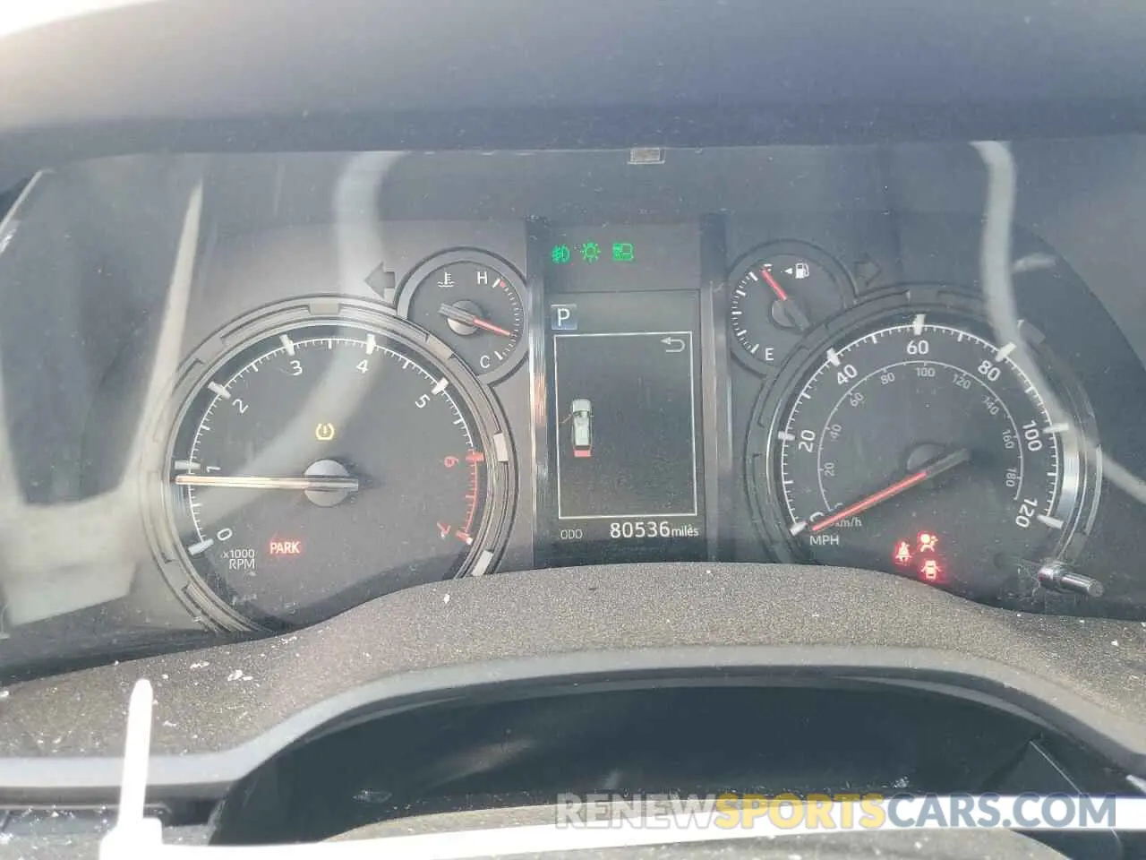 9 fotografías del automóvil dañado JTEMU5JR6M5882196 TOYOTA 4RUNNER 2021