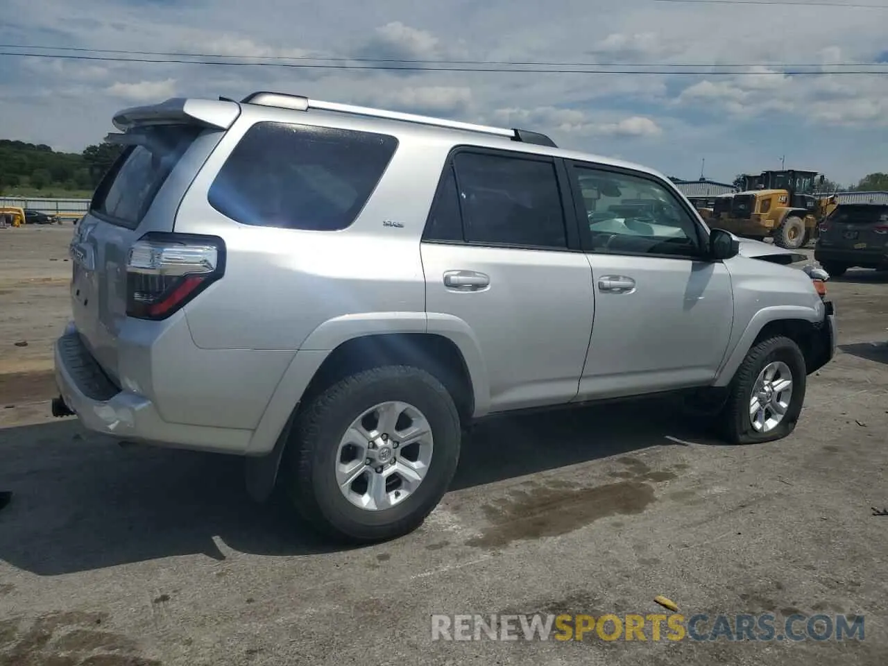 3 fotografías del automóvil dañado JTEMU5JR7M5875385 TOYOTA 4RUNNER 2021