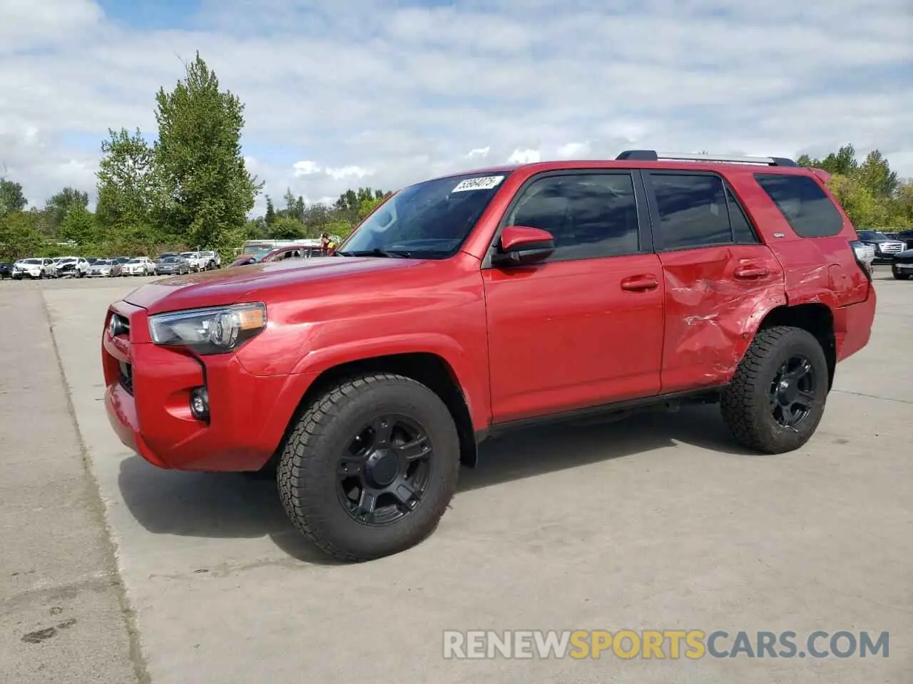 1 fotografías del automóvil dañado JTEMU5JR7M5949159 TOYOTA 4RUNNER 2021