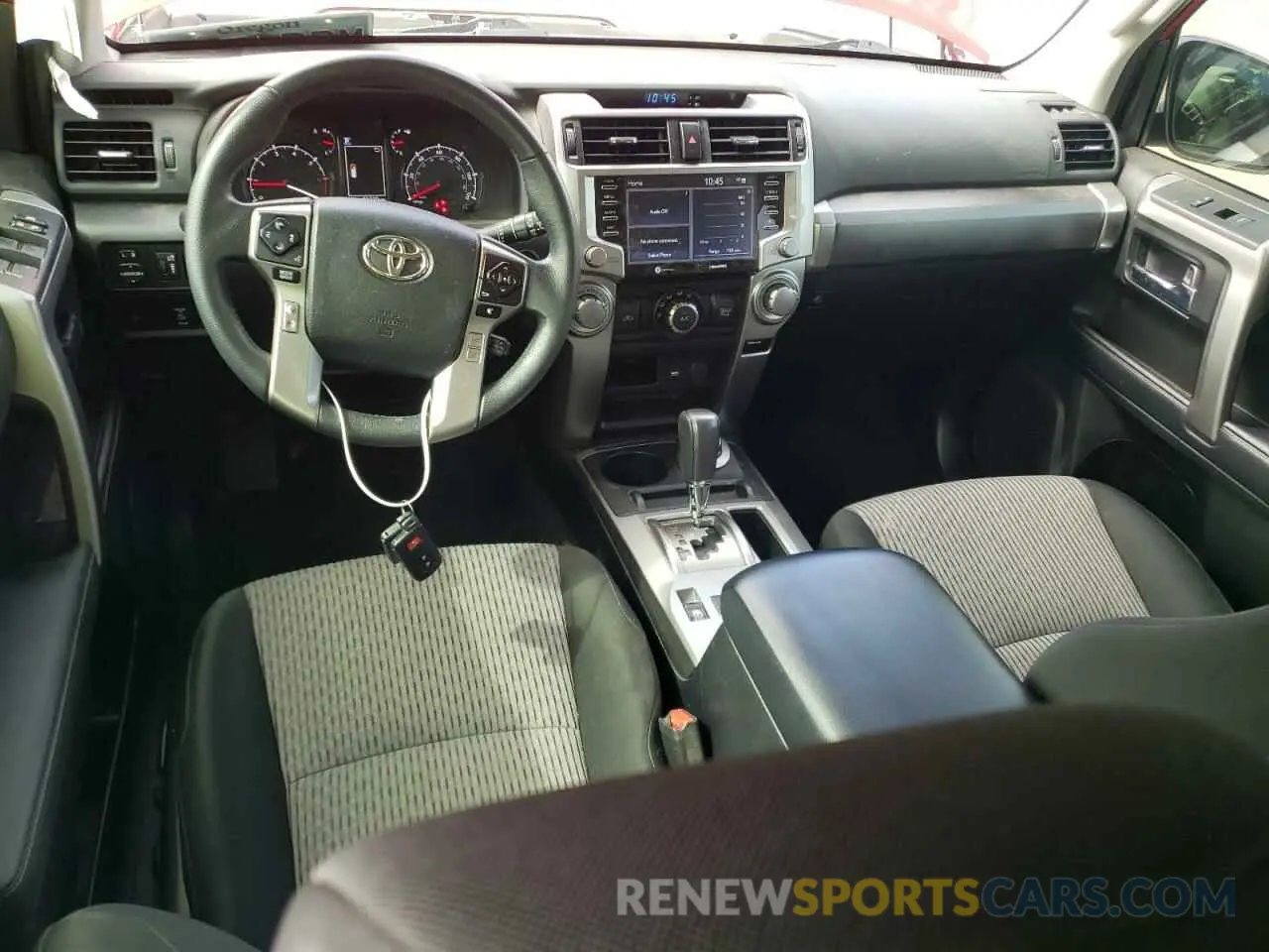 8 fotografías del automóvil dañado JTEMU5JR7M5949159 TOYOTA 4RUNNER 2021