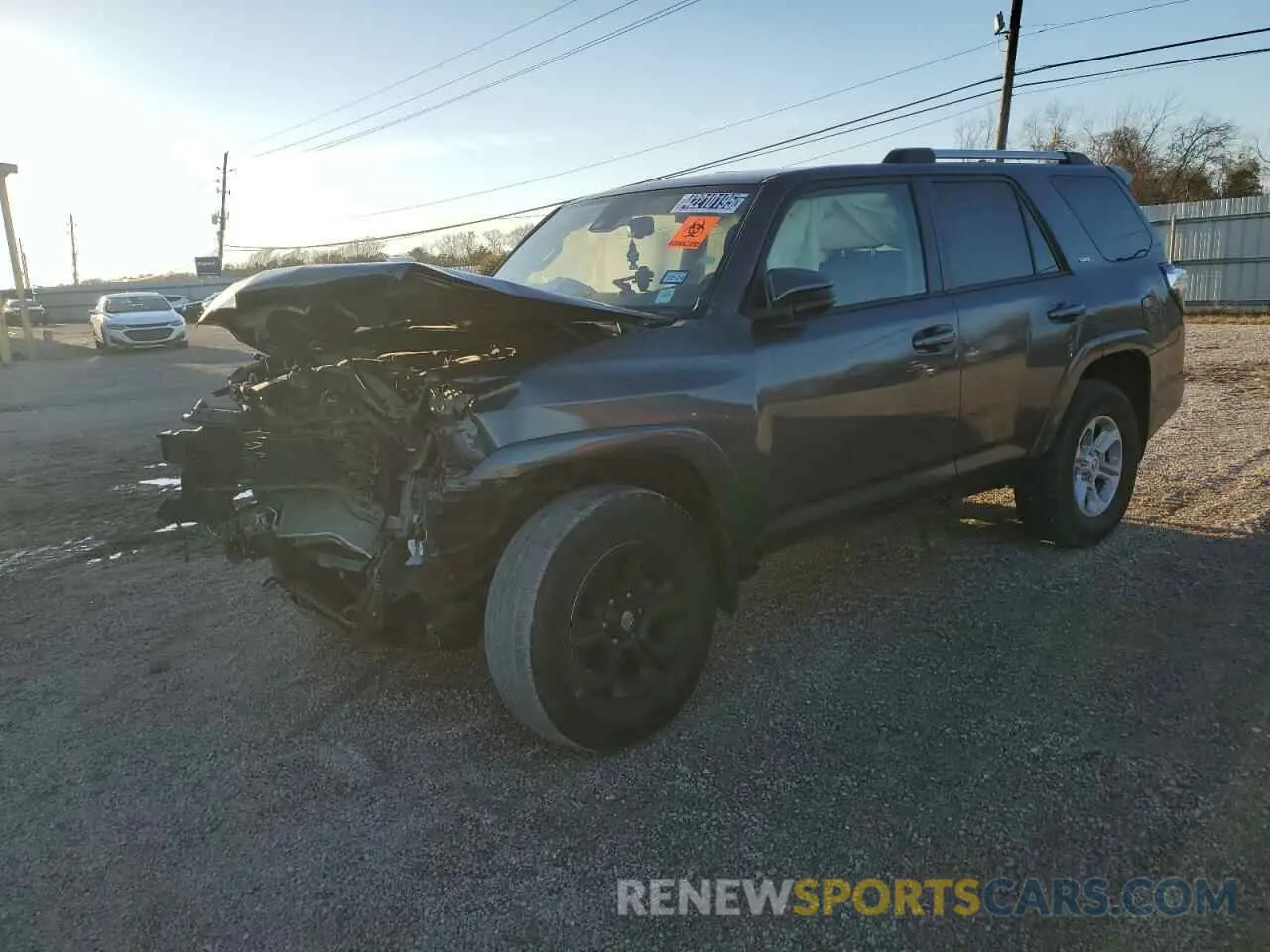 1 fotografías del automóvil dañado JTEMU5JR8M5866355 TOYOTA 4RUNNER 2021