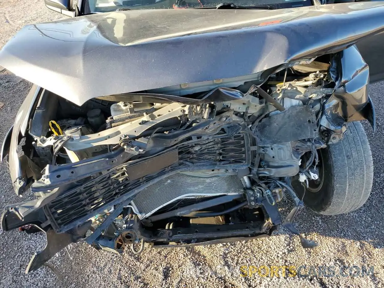 12 fotografías del automóvil dañado JTEMU5JR8M5866355 TOYOTA 4RUNNER 2021