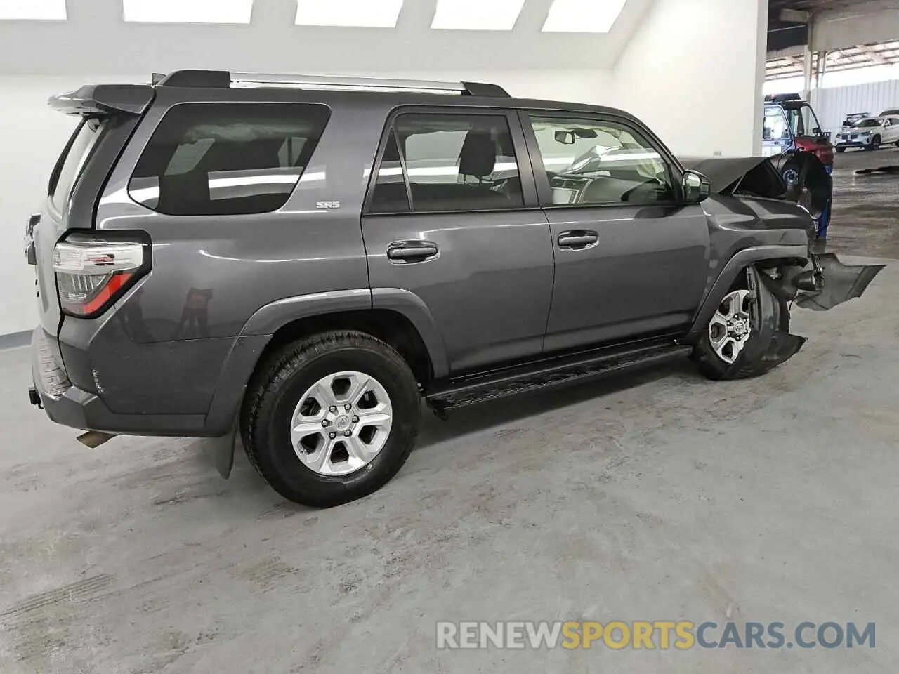 3 fotografías del automóvil dañado JTEMU5JR8M5940115 TOYOTA 4RUNNER 2021