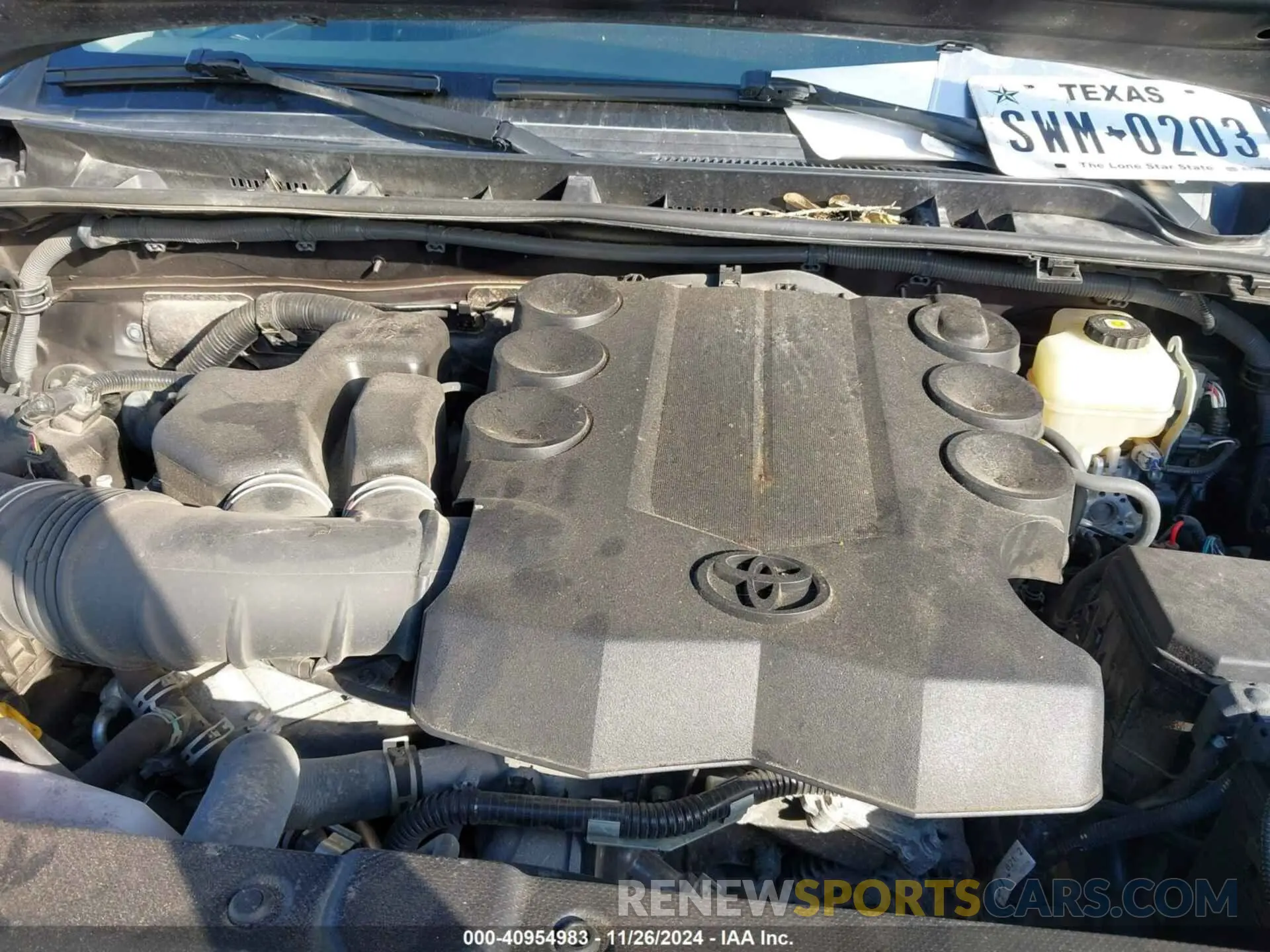 10 fotografías del automóvil dañado JTEMU5JR9M5866655 TOYOTA 4RUNNER 2021