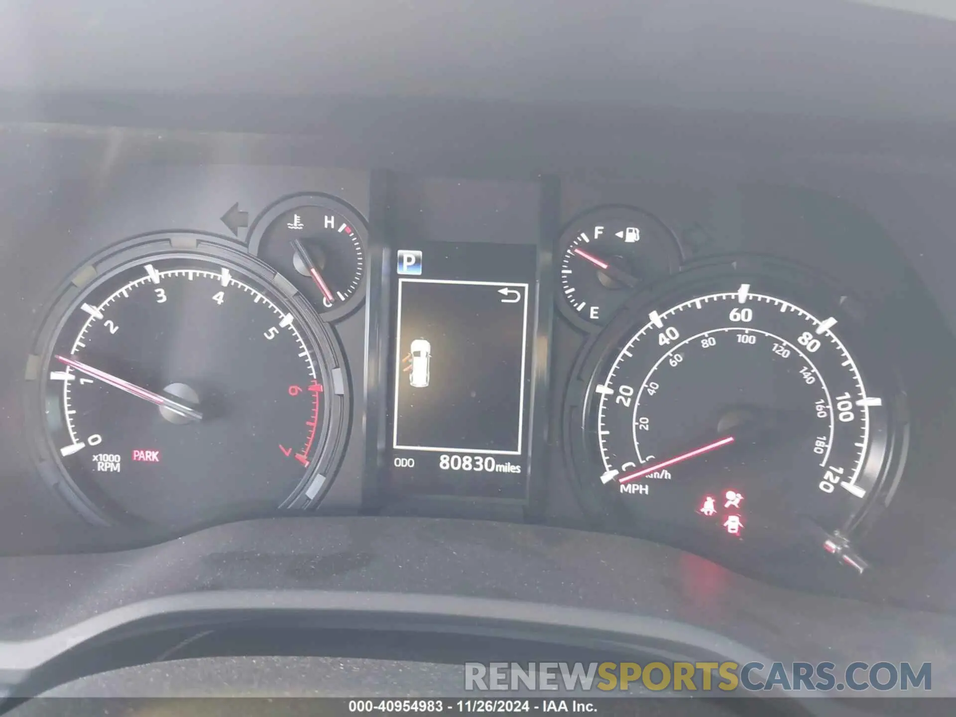 7 fotografías del automóvil dañado JTEMU5JR9M5866655 TOYOTA 4RUNNER 2021