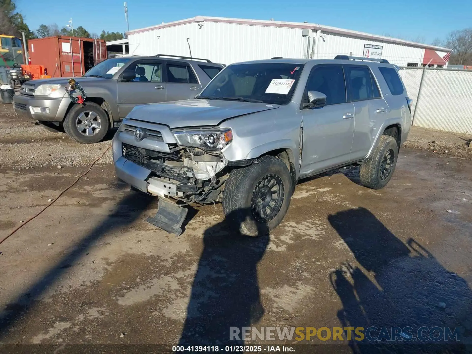 2 fotografías del automóvil dañado JTEMU5JR9M5896075 TOYOTA 4RUNNER 2021