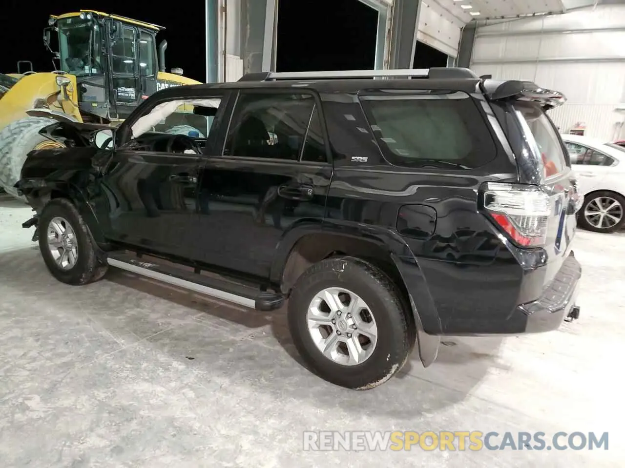 2 fotografías del automóvil dañado JTENU5JR0M5842524 TOYOTA 4RUNNER 2021