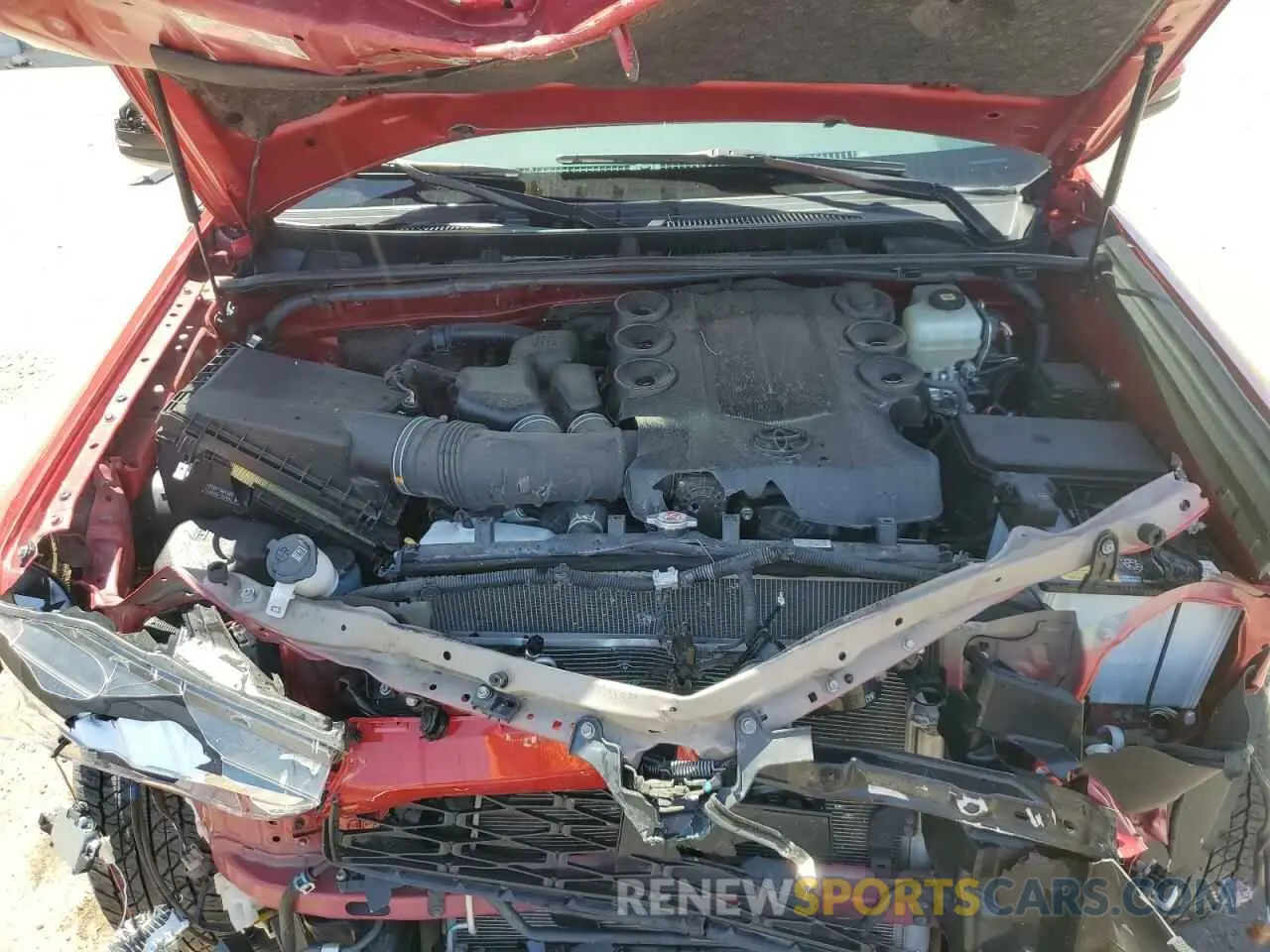 12 fotografías del automóvil dañado JTENU5JR0M5856455 TOYOTA 4RUNNER 2021