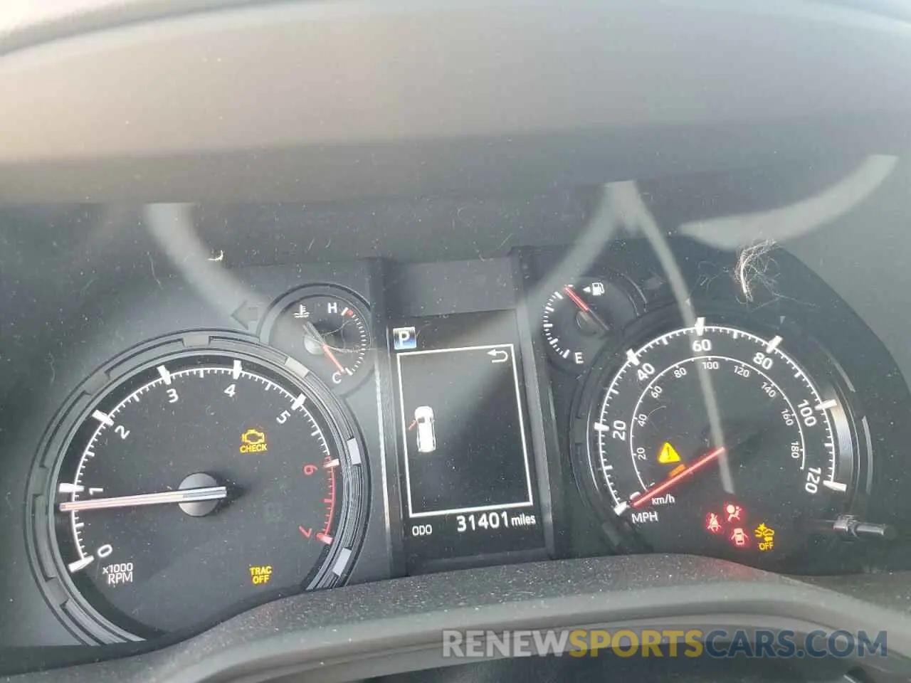 9 fotografías del automóvil dañado JTENU5JR0M5856455 TOYOTA 4RUNNER 2021