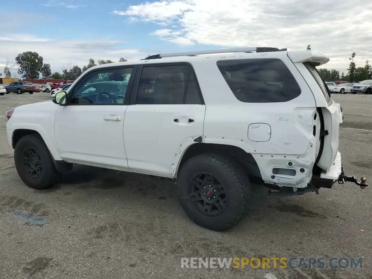2 fotografías del automóvil dañado JTENU5JR0M5910711 TOYOTA 4RUNNER 2021
