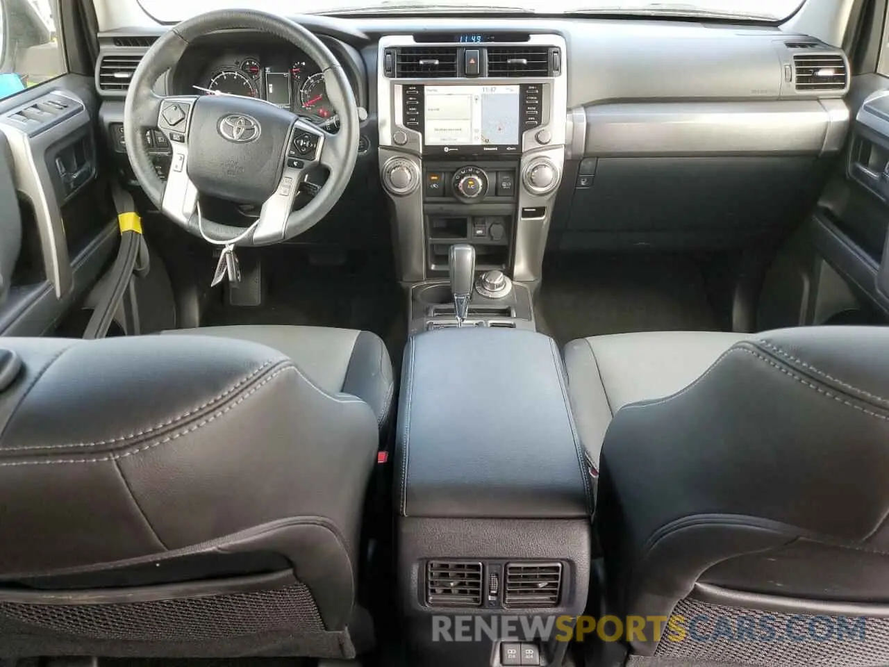 8 fotografías del automóvil dañado JTENU5JR0M5910711 TOYOTA 4RUNNER 2021