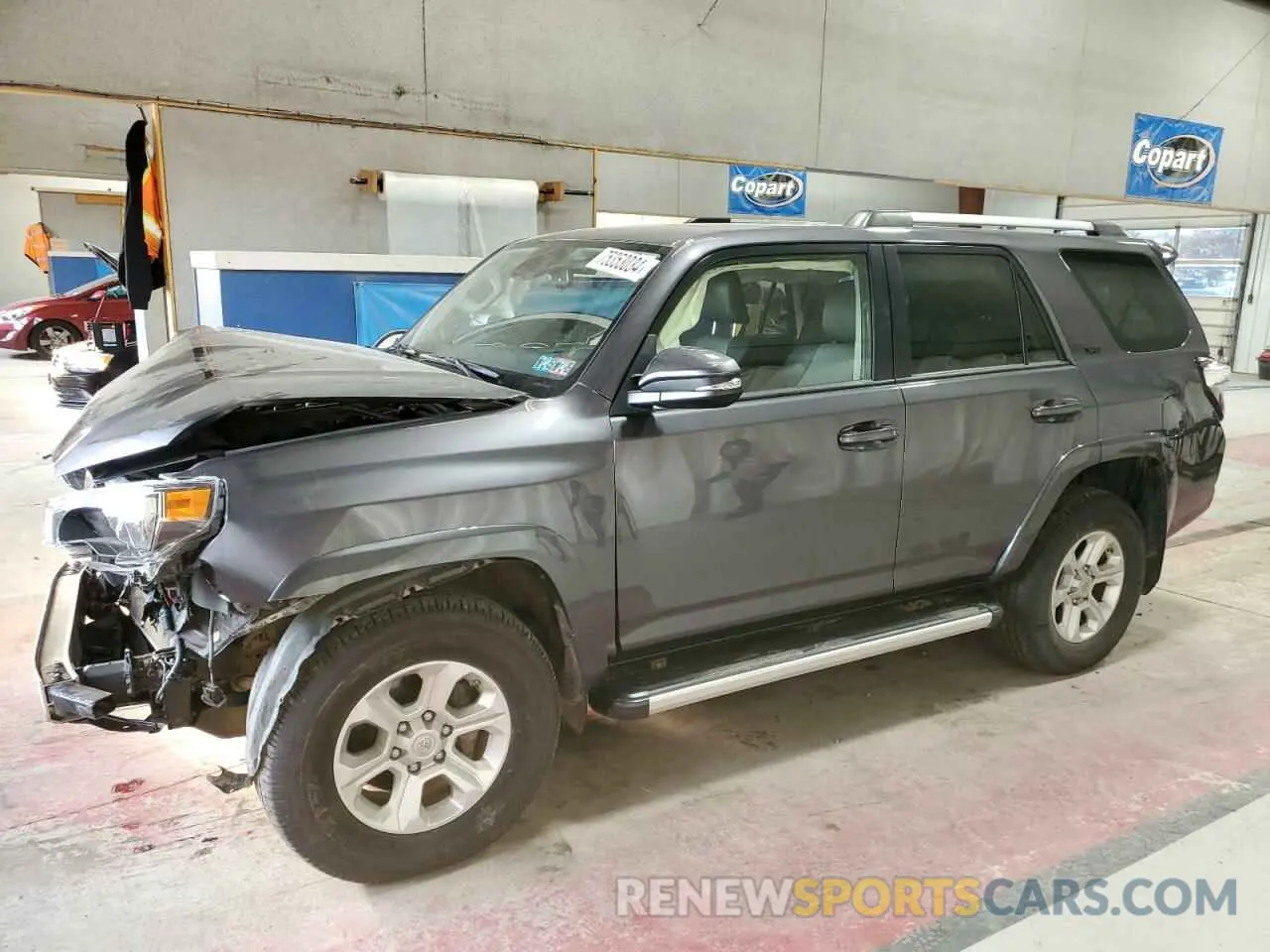 1 fotografías del automóvil dañado JTENU5JR0M5961853 TOYOTA 4RUNNER 2021