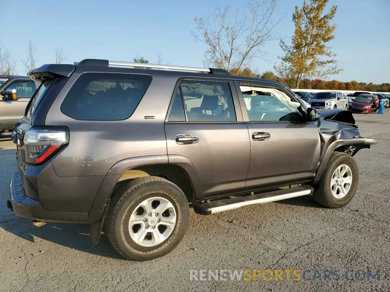 3 fotografías del automóvil dañado JTENU5JR0M5961853 TOYOTA 4RUNNER 2021