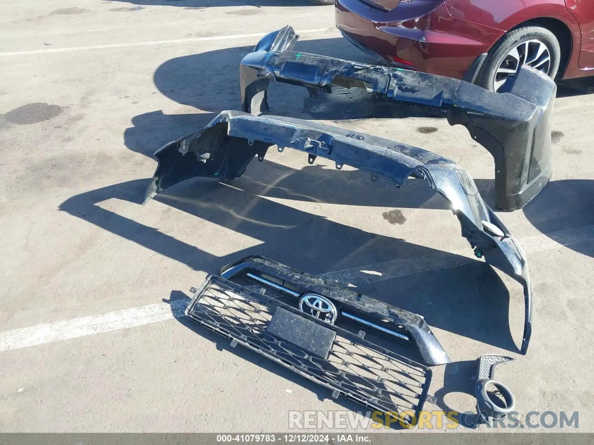 12 fotografías del automóvil dañado JTENU5JR1M5891330 TOYOTA 4RUNNER 2021