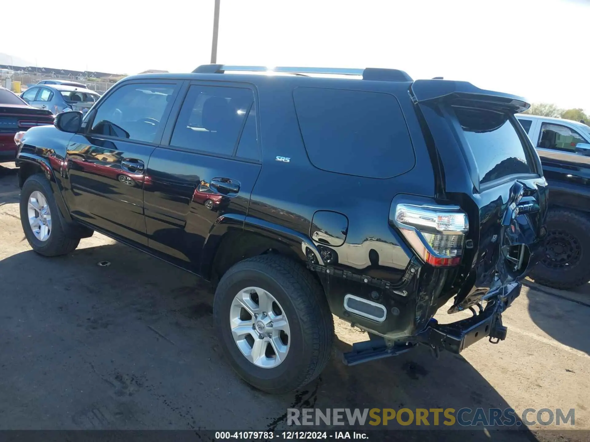 3 fotografías del automóvil dañado JTENU5JR1M5891330 TOYOTA 4RUNNER 2021