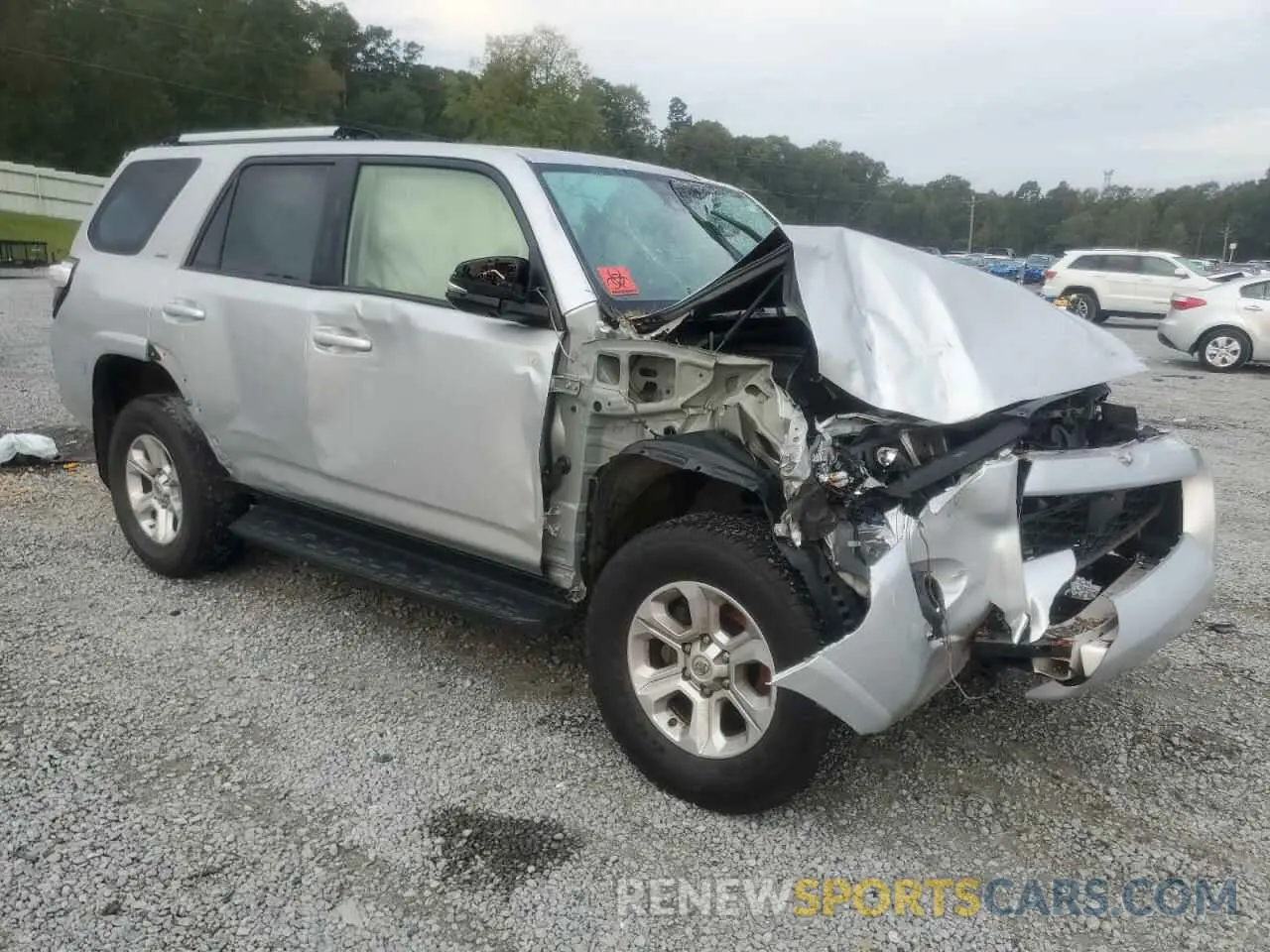 4 fotografías del automóvil dañado JTENU5JR1M5920230 TOYOTA 4RUNNER 2021