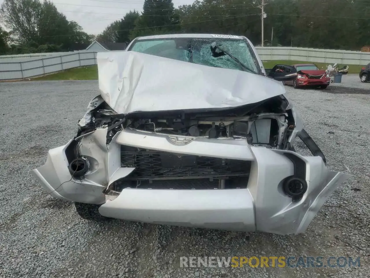 5 fotografías del automóvil dañado JTENU5JR1M5920230 TOYOTA 4RUNNER 2021