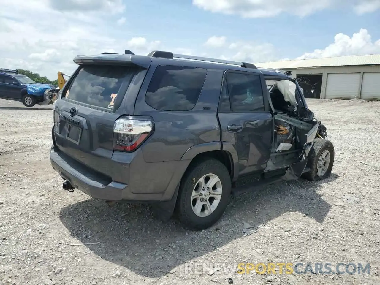 3 fotografías del automóvil dañado JTENU5JR2M5929292 TOYOTA 4RUNNER 2021