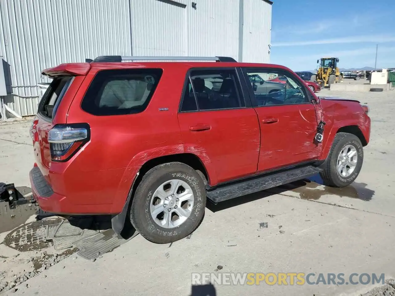 3 fotografías del automóvil dañado JTENU5JR2M5933424 TOYOTA 4RUNNER 2021