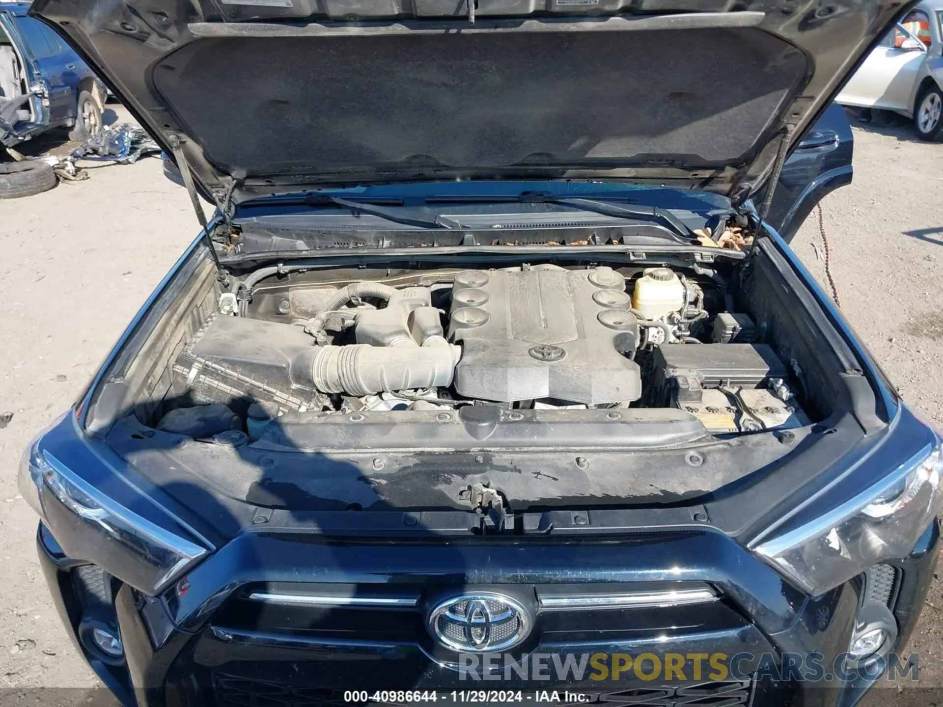 10 fotografías del automóvil dañado JTENU5JR3M5905082 TOYOTA 4RUNNER 2021