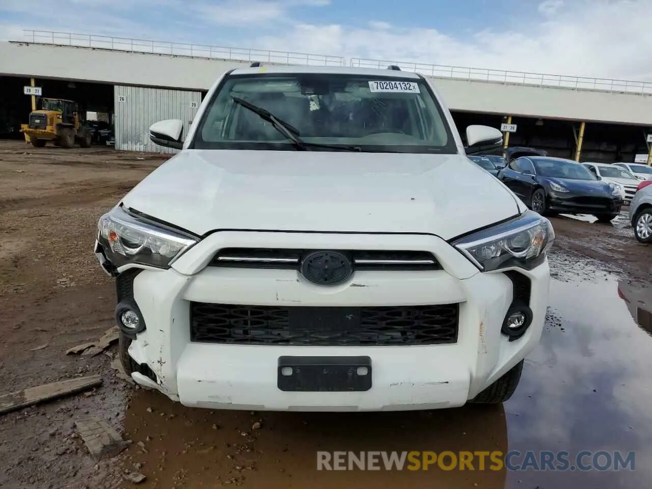 5 fotografías del automóvil dañado JTENU5JR4M5930654 TOYOTA 4RUNNER 2021