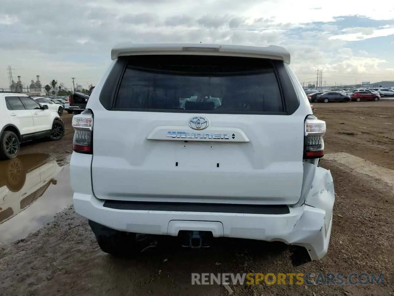 6 fotografías del automóvil dañado JTENU5JR4M5930654 TOYOTA 4RUNNER 2021