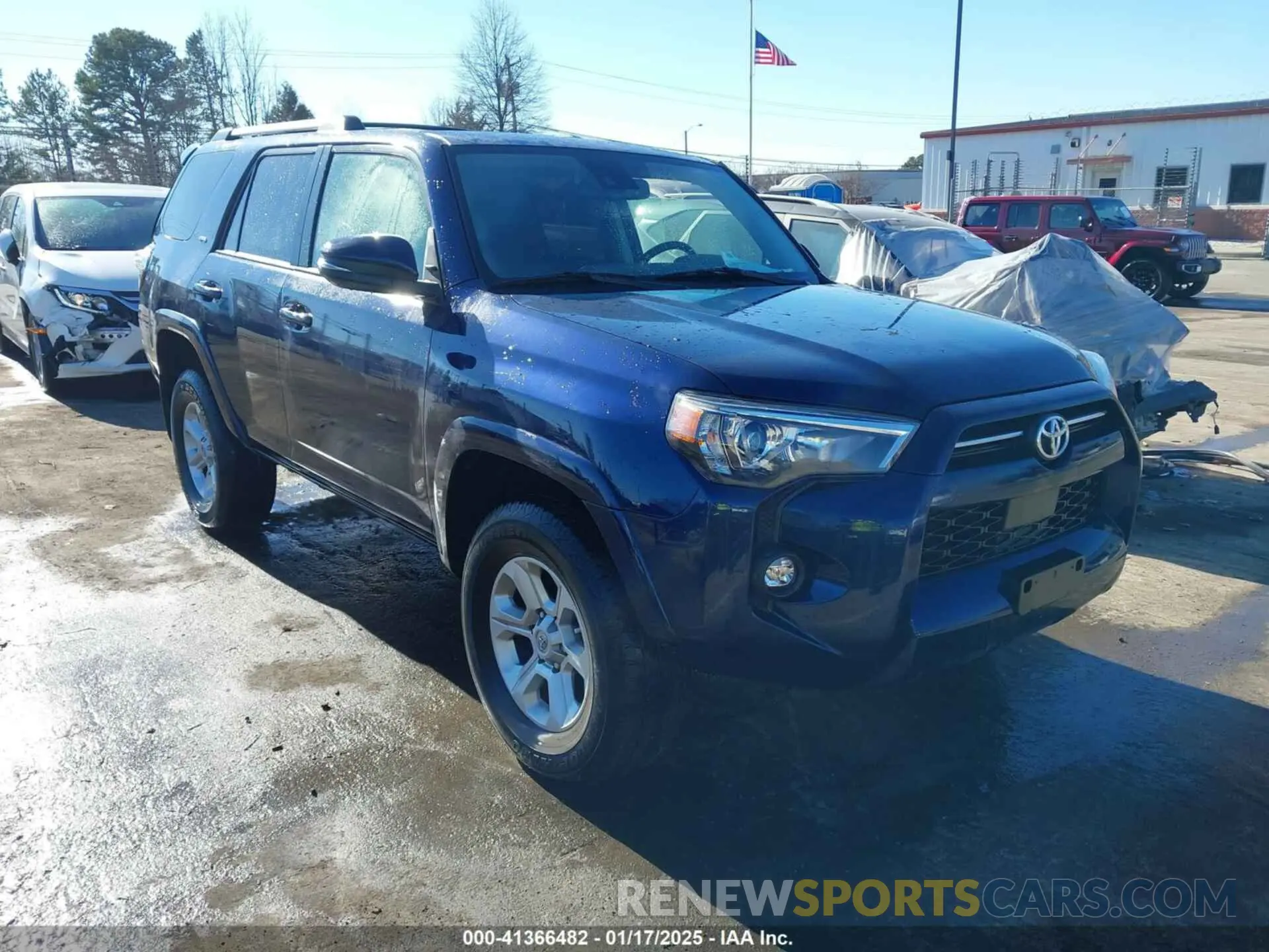 1 fotografías del automóvil dañado JTENU5JR4M5968644 TOYOTA 4RUNNER 2021