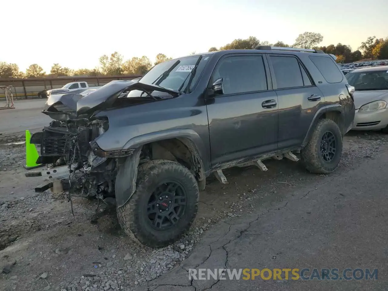 1 fotografías del automóvil dañado JTENU5JR5M5854703 TOYOTA 4RUNNER 2021