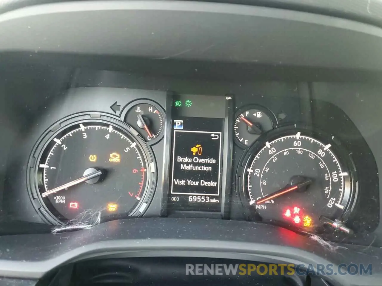 9 fotografías del automóvil dañado JTENU5JR5M5854703 TOYOTA 4RUNNER 2021