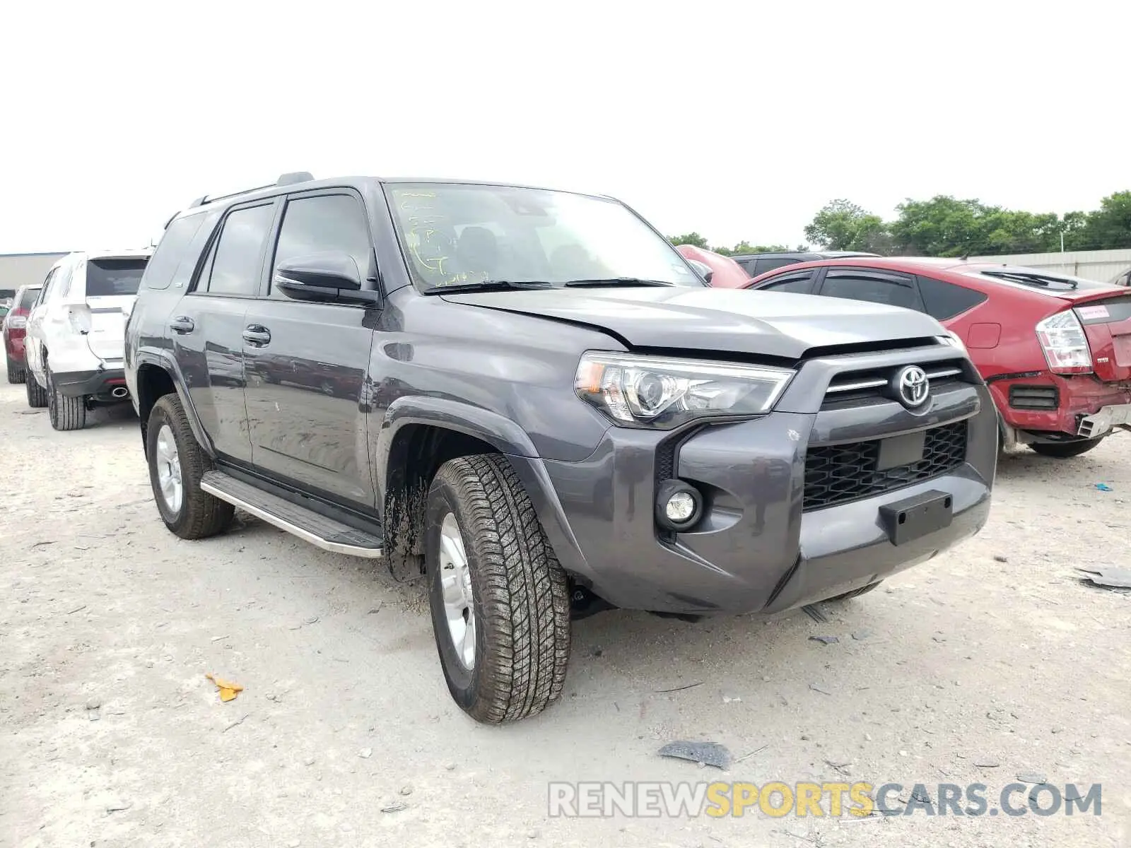 1 fotografías del automóvil dañado JTENU5JR5M5867418 TOYOTA 4RUNNER 2021