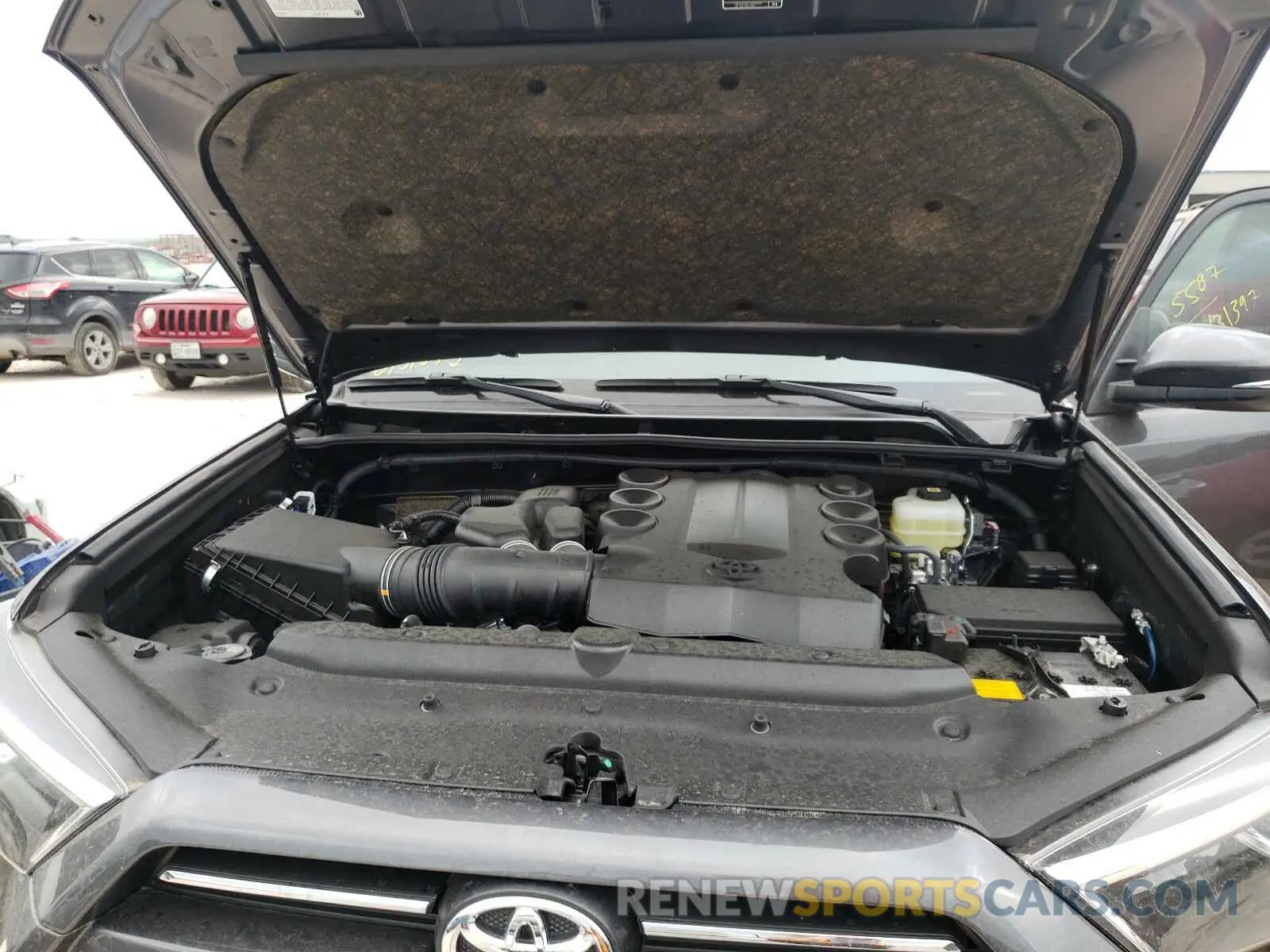7 fotografías del automóvil dañado JTENU5JR5M5867418 TOYOTA 4RUNNER 2021