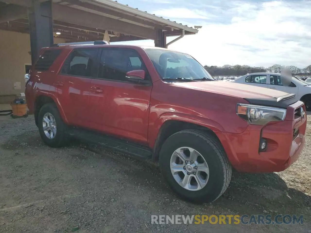 4 fotografías del automóvil dañado JTENU5JR5M5903821 TOYOTA 4RUNNER 2021