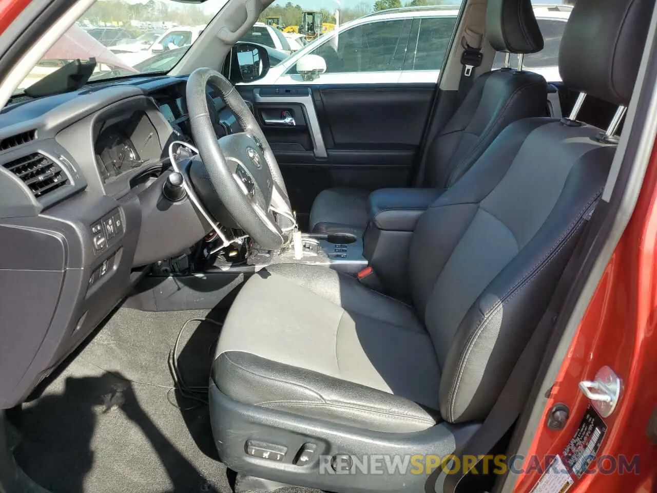 7 fotografías del automóvil dañado JTENU5JR5M5903821 TOYOTA 4RUNNER 2021