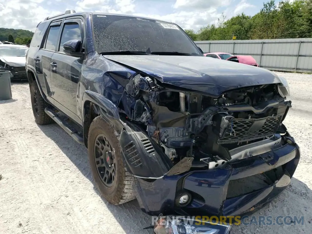 1 fotografías del automóvil dañado JTENU5JR5M5937404 TOYOTA 4RUNNER 2021